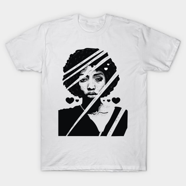 Afro love T-Shirt by Frajtgorski